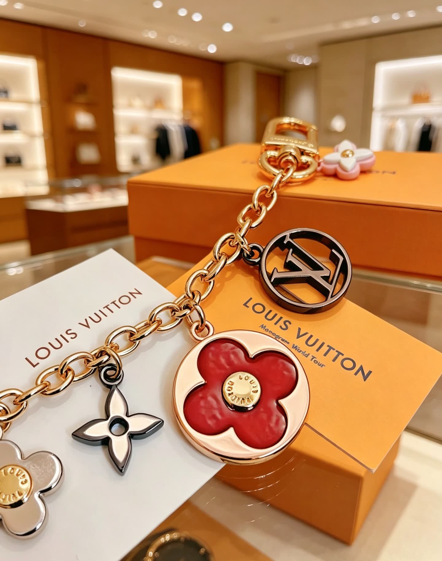 Louis Vuitton Monogram Miroir Keychain